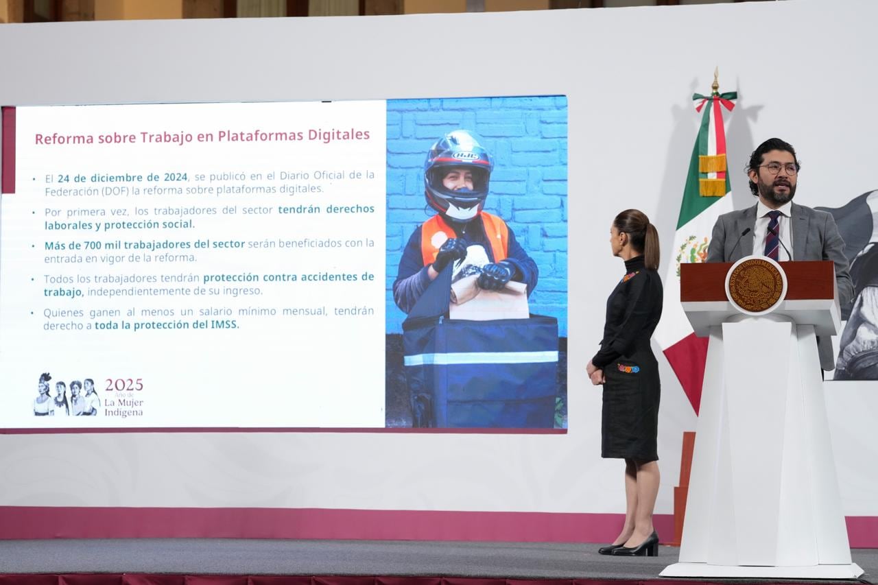 Marath Bolaños aclara nueva reforma para repartidores de Uber y Didi