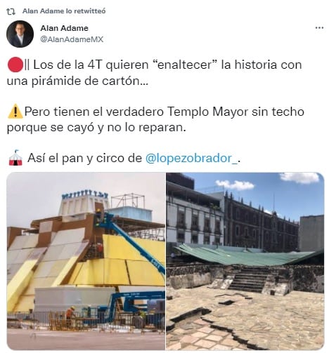 Critican maqueta del Templo Mayor en el Zócalo