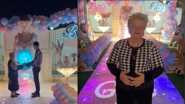 Pareja con marcada diferencia de edad espera un hijo