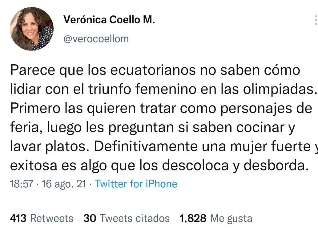 Crítica en redes a Andrés Carrión