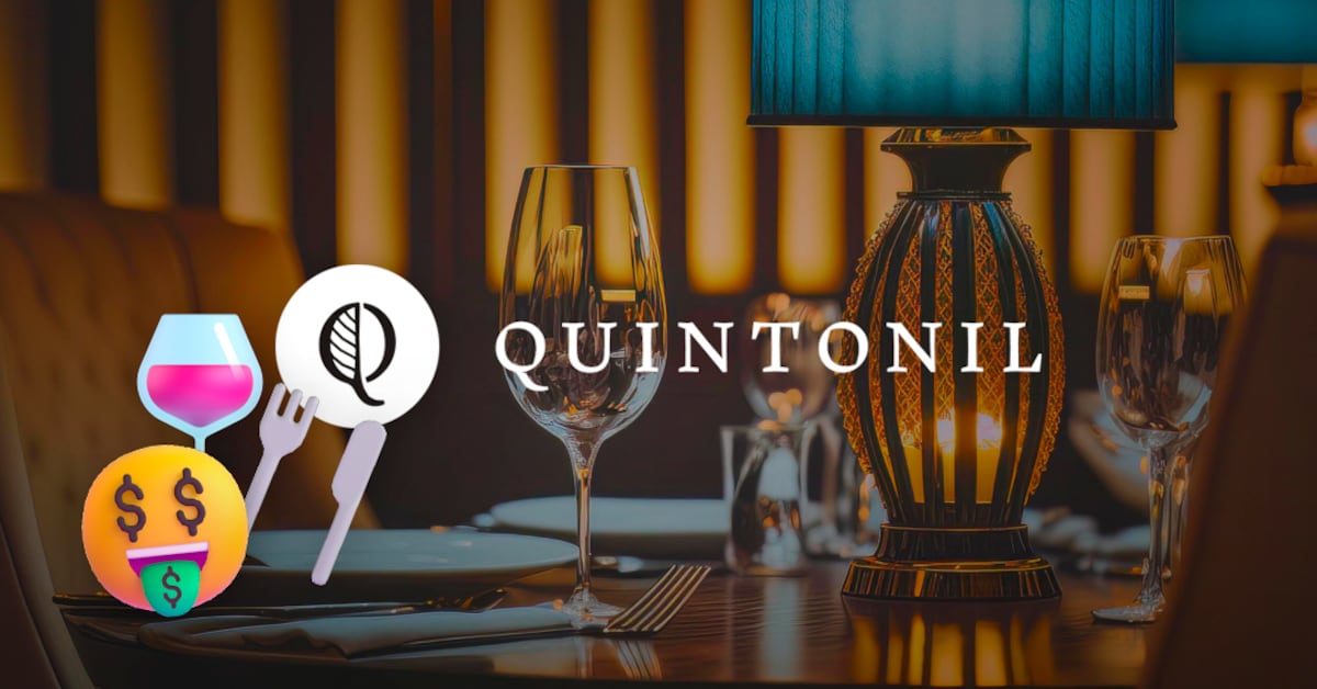 El precio de comer en Quintonil; menú de junio 2025 con maridaje