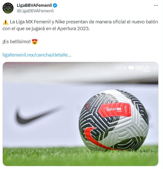 Balón Liga MX Femenil