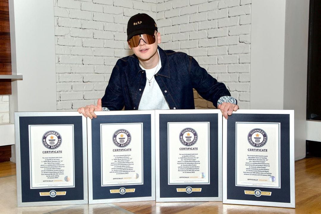 Shakira y sus récords por su tiradera con BZRP