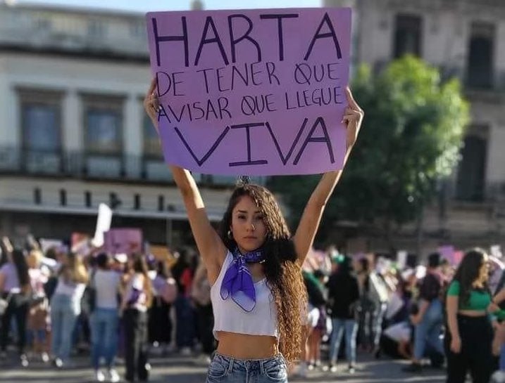 Diana Laura Valdez Plasencia marchaba contra los feminicidios