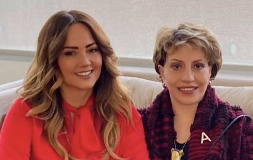 Andrea Legarreta compartió emotivo mensaje por la muerte de María Amparo Rubín y fotos sin Erik Rubín