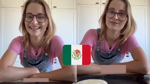 Influencer viaja de México a Polonia con prensa para tortillas porque las ama.