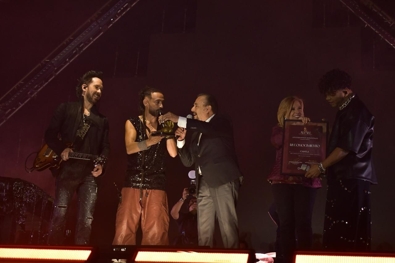 Pedro Rodríguez galardona a Camila