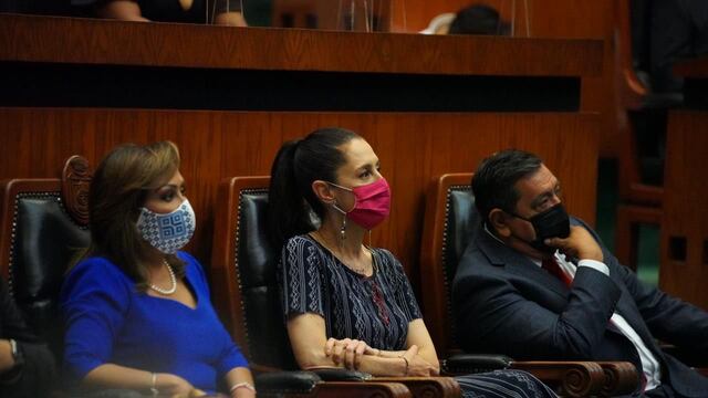 Claudia Sheinbaum asiste a toma de protesta de Evelyn Salgado