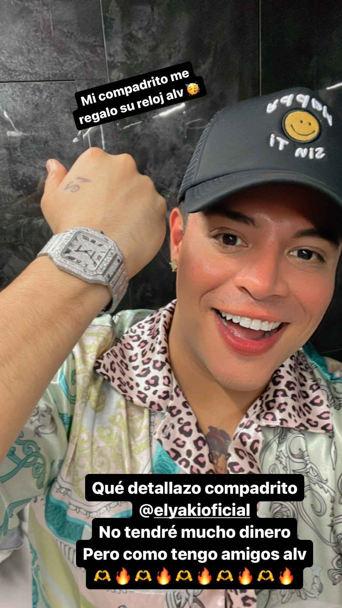 Eduin Caz estrena reloj