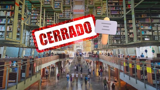 Biblioteca Vasconcelos cierra sus puertas por reclamos laborales de trabajadores