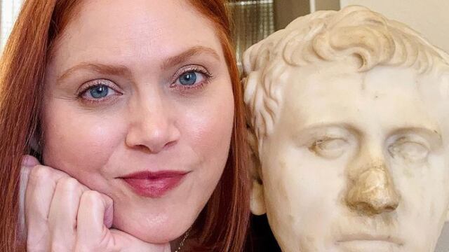Busto del imperio romano perteneciente a el comandante romano Druso Germánico y Laura Young
