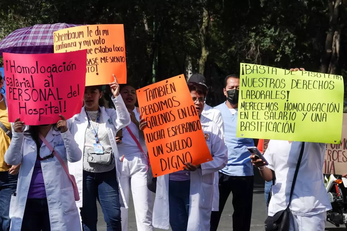 Protestas del IMSS-Bienestar