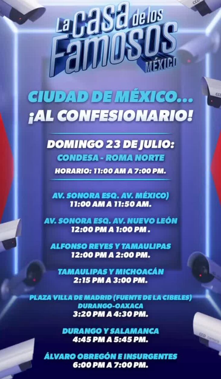 El confesionario de La Casa de los Famosos México en CDMX