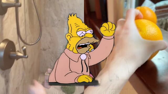 ¿Comerse una naranja mientras te bañas?Es el nuevo trend viral de redes