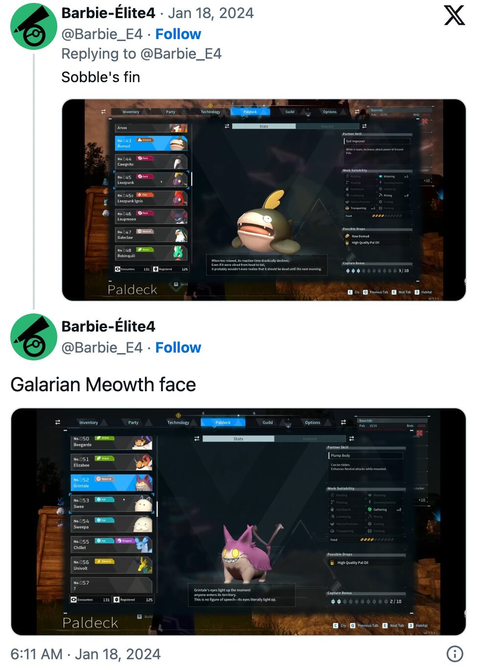 Plagio con inteligencia artificial de Palworld