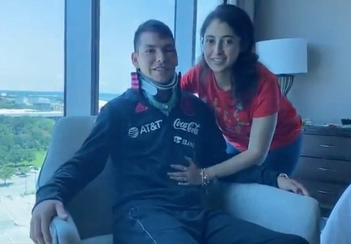 Chucky Lozano habló tras la lesión que sufrió en la Copa Oro 2021