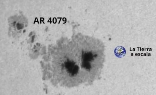 Mancha solar AR 4079