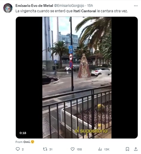 Memes de Itatí Cantoral cantando ‘La Guadalupana