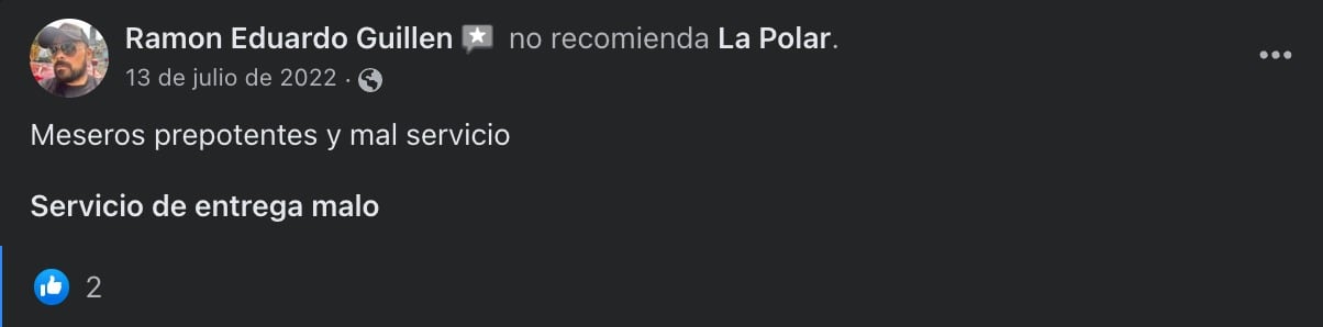 La Polar: meseros eran acusados de golpear a clientes desde 2016