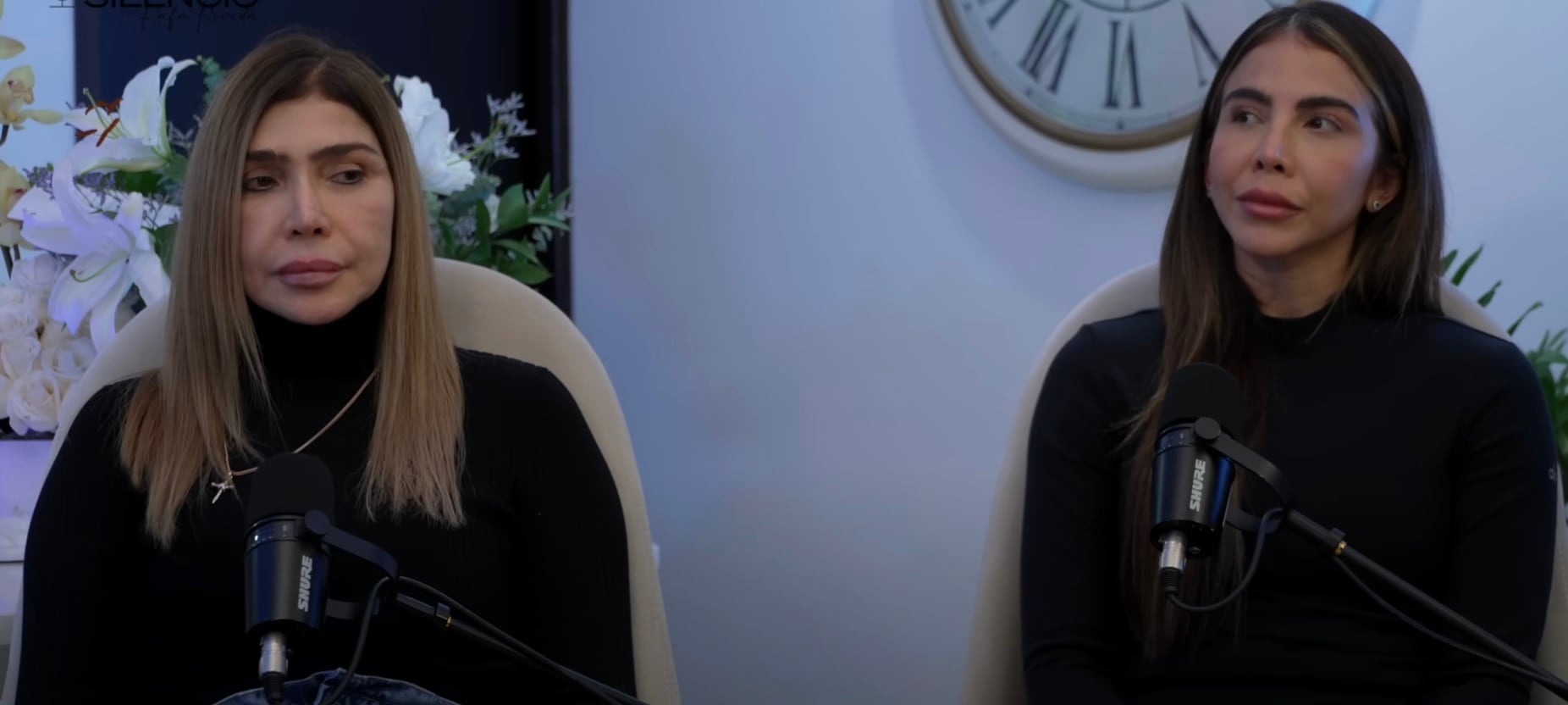 Adriana Salazar y Estefanía Agudelo, mamá y hermana de B King