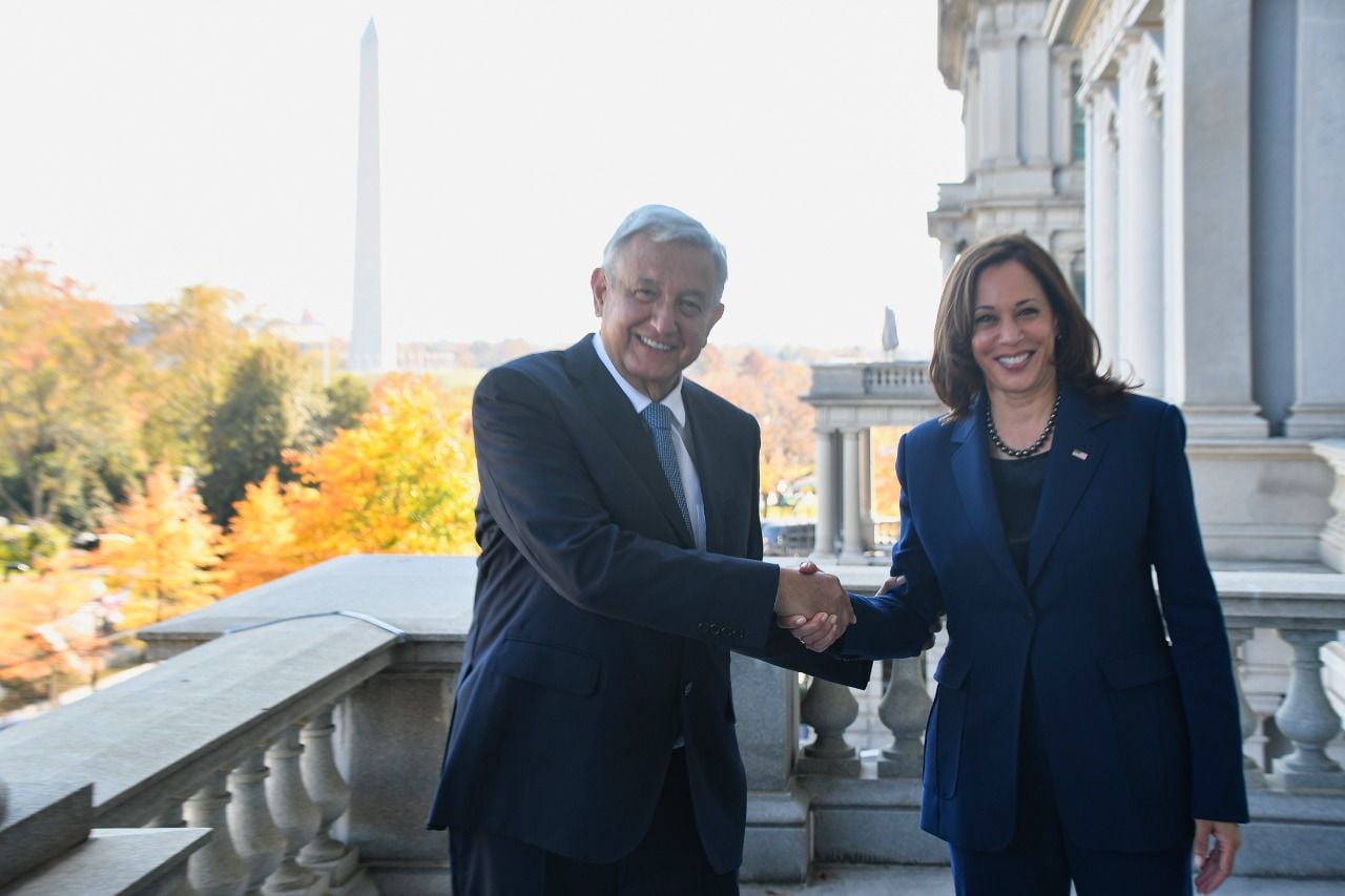 AMLO y Kamala Harris
