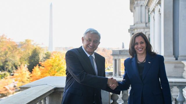 AMLO y Kamala Harris