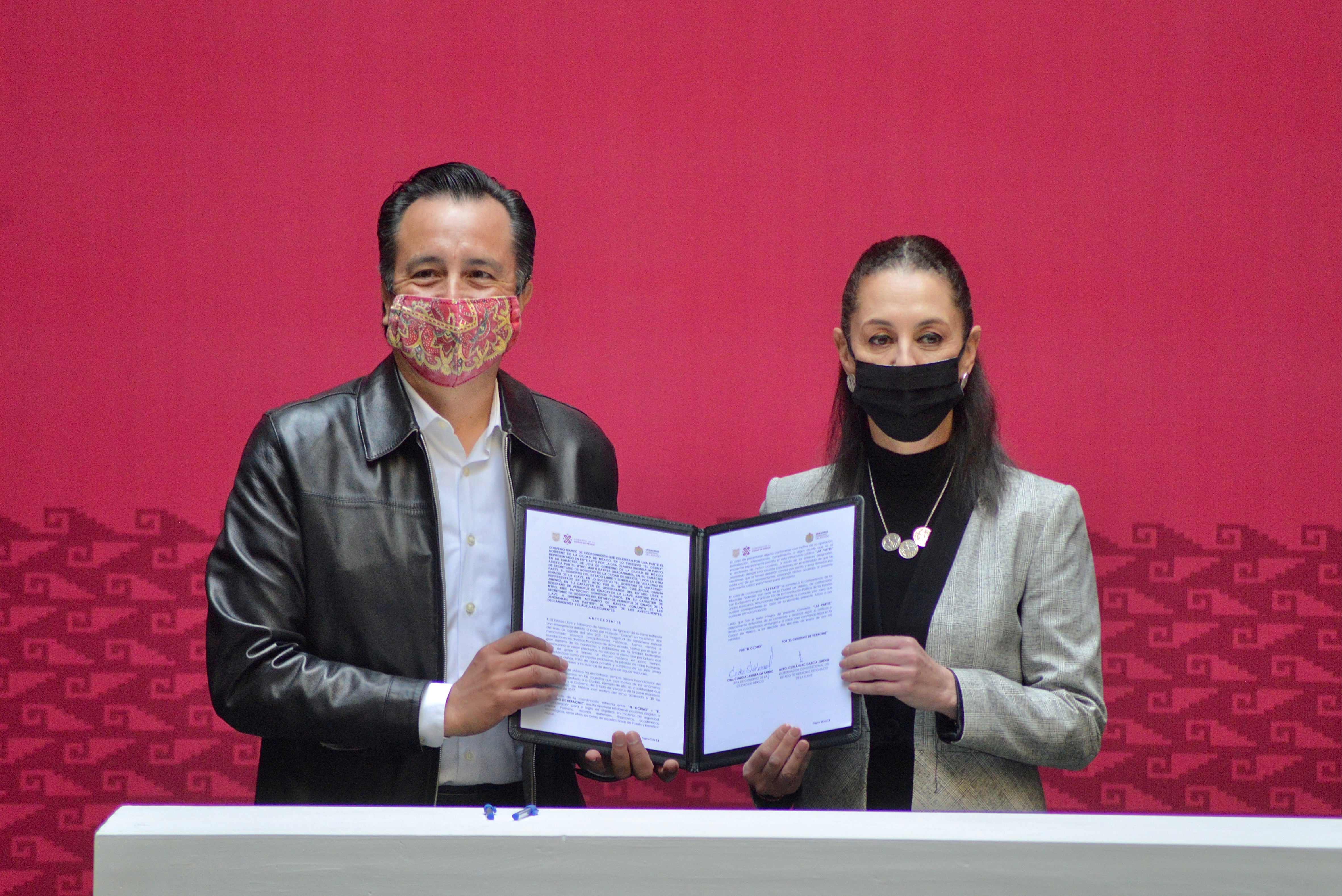 Claudia Sheinbaum y Cuitláhuac García