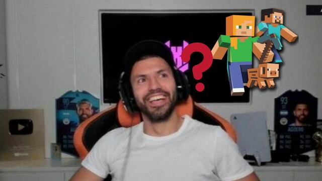 Kun Agüero no sabe jugar Minecraft y estará en los Squid Craft Games 2