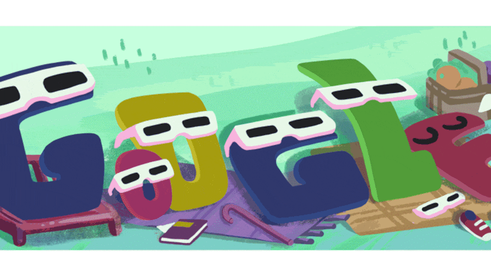 El eclipse solar del 8 de abril protagoniza el doodle de Google
