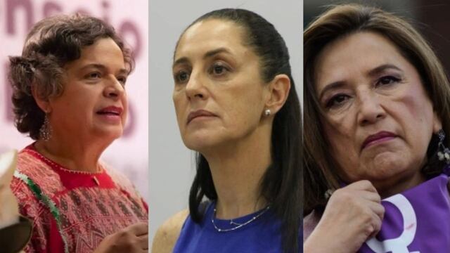 Beatriz Paredes, Claudia Sheinbaum y Xóchitl Gálvez
