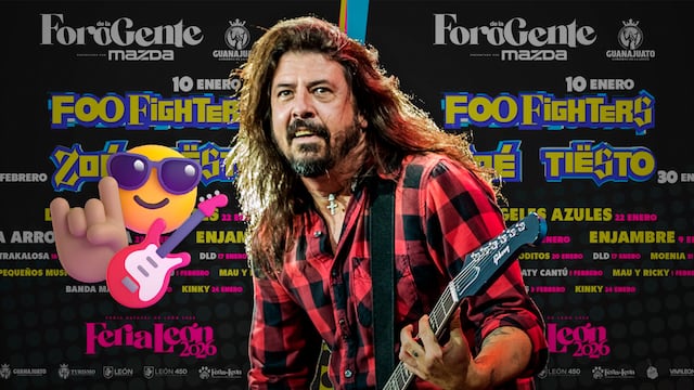 Feria de León 2026: cartel completo del Foro Mazda y Palenque con Foo Fighters