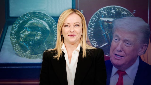 Giorgia Meloni pide Premio Nobel de la Paz para Donald Trump