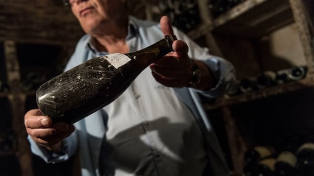Botella de vino de 1774