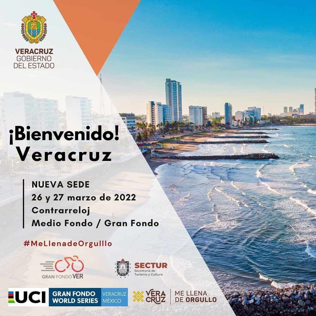 Cartel promocional del UCI Gran Fondo México 2022