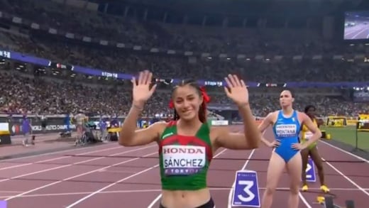 Miriam Sánchez ya es histórica: primera mexicana que califica a semifinales en Mundial de Atletismo