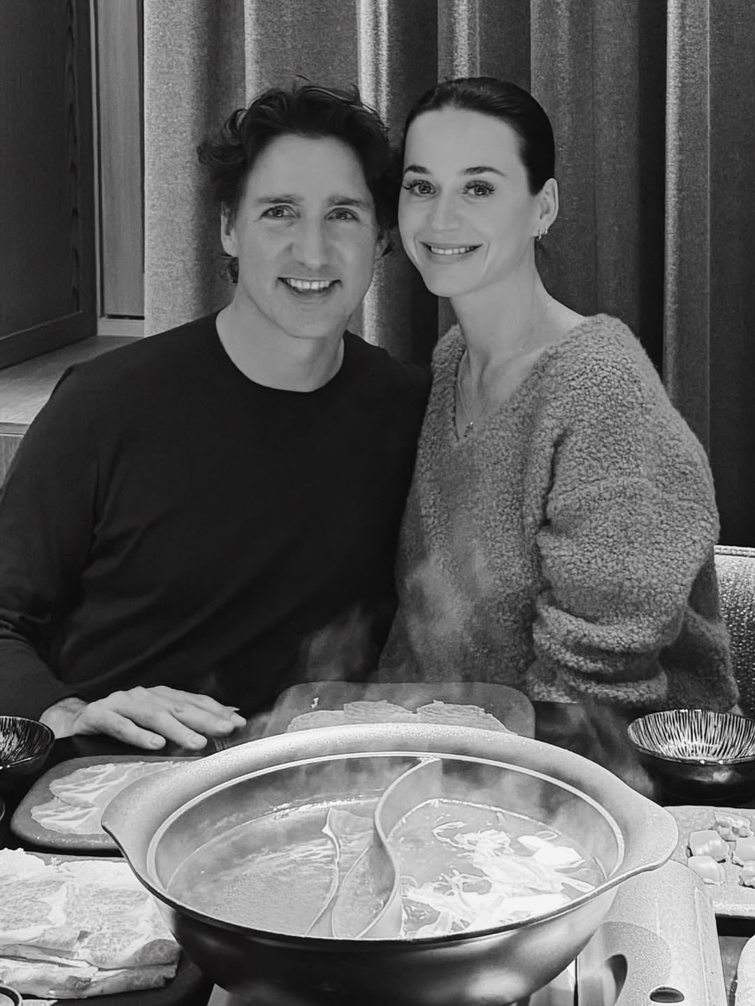 Katy Perry comparte fotos con Justin Trudeau antes de San Valentín