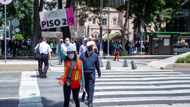 Simulacro de sismo en CDMX