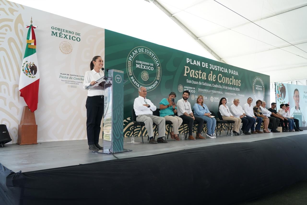 Claudia Sheinbaum y AMLO: Acercamiento con familiares de Pasta de Conchos