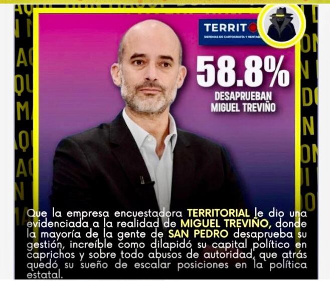 Cifras sobre Miguel Treviño/Plácido Garza