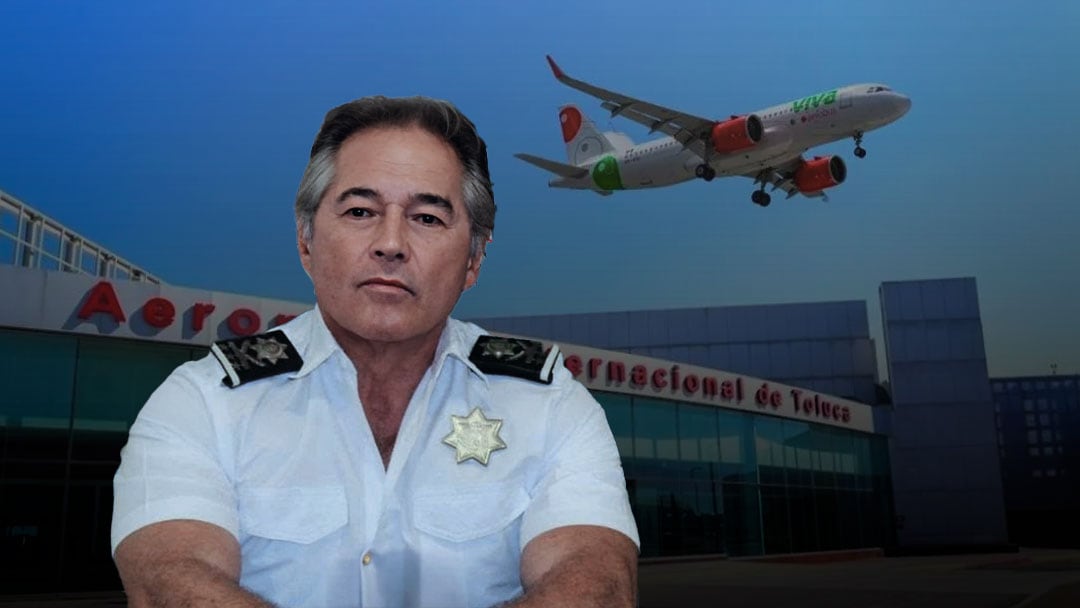 Hernán Bermúdez Requena aterriza en Toluca para su traslado al penal del Altiplano