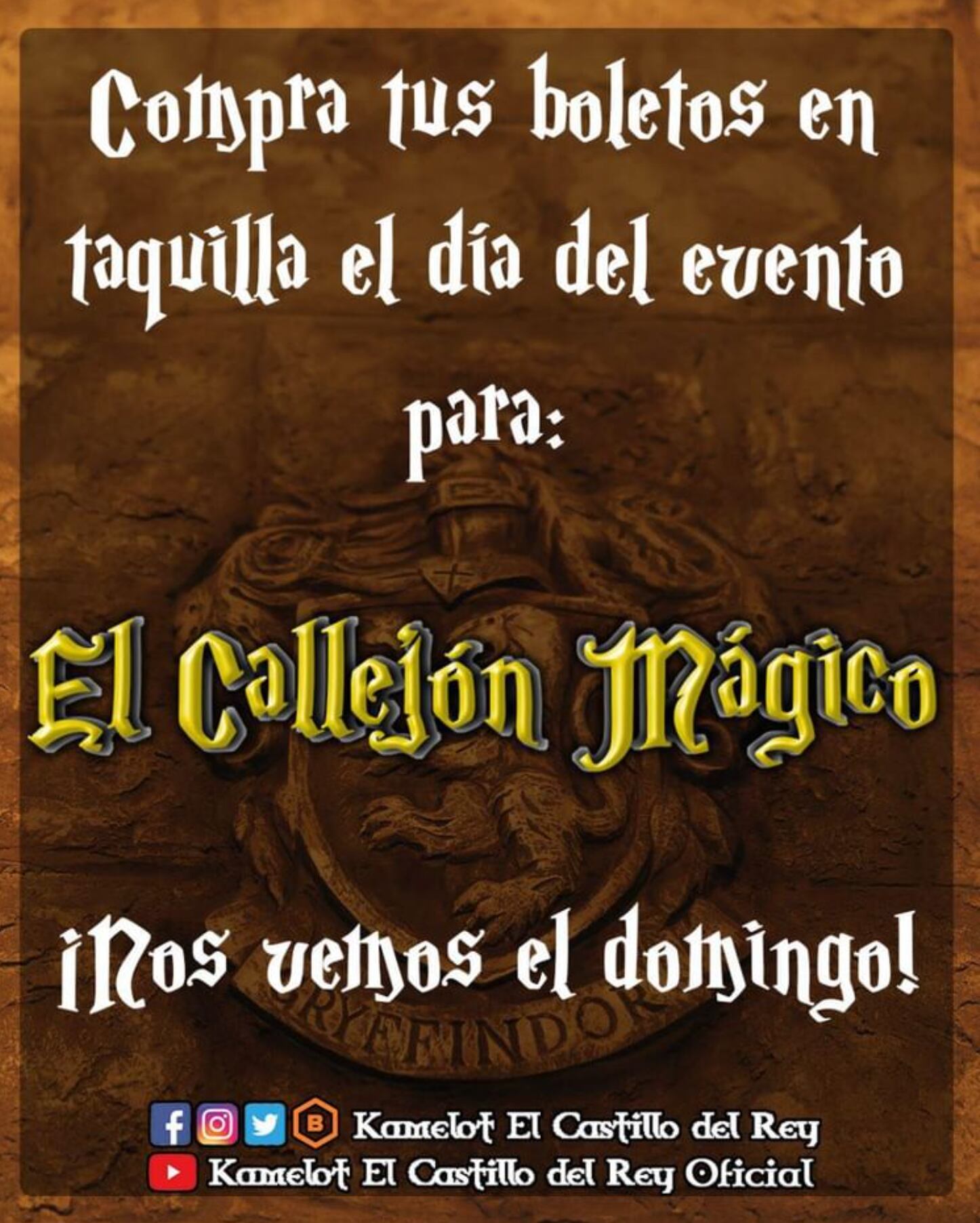 Boletos El Callejón Mágico