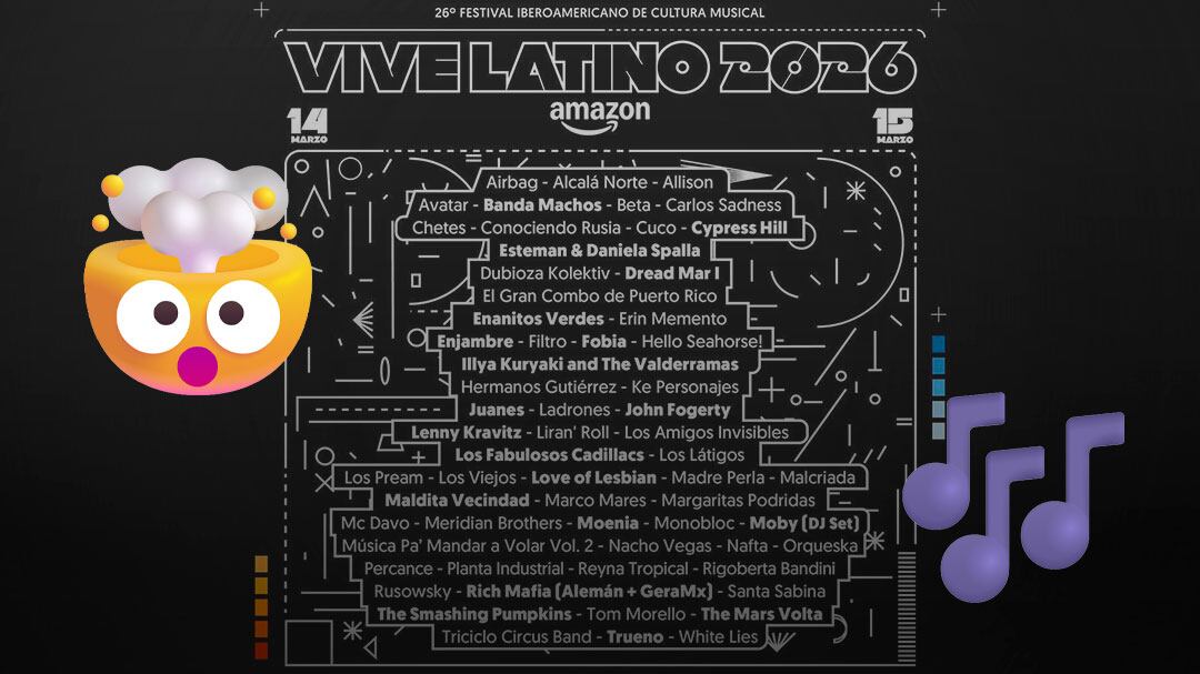 Vive Latino 2026: Cartel completo, fechas y precio de boletos por fases