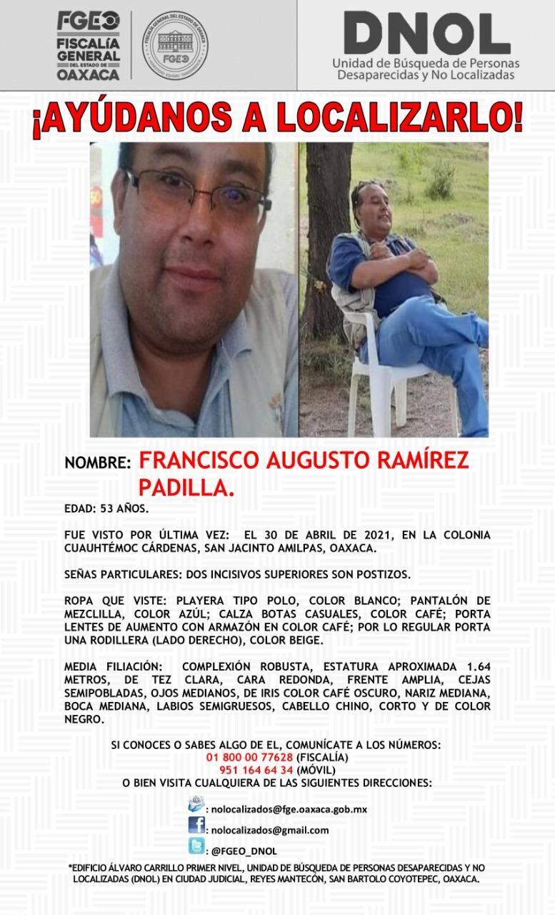 Ficha de búsqueda de Francisco