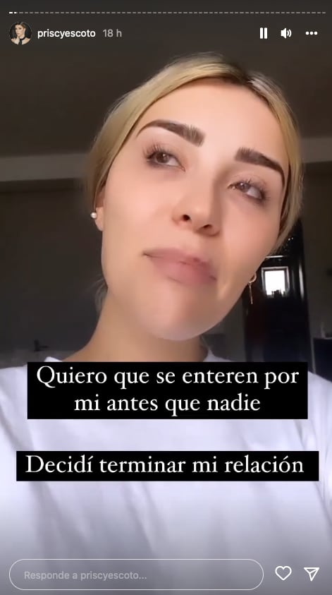 Priscy Escoto expone infidelidad de su novio.