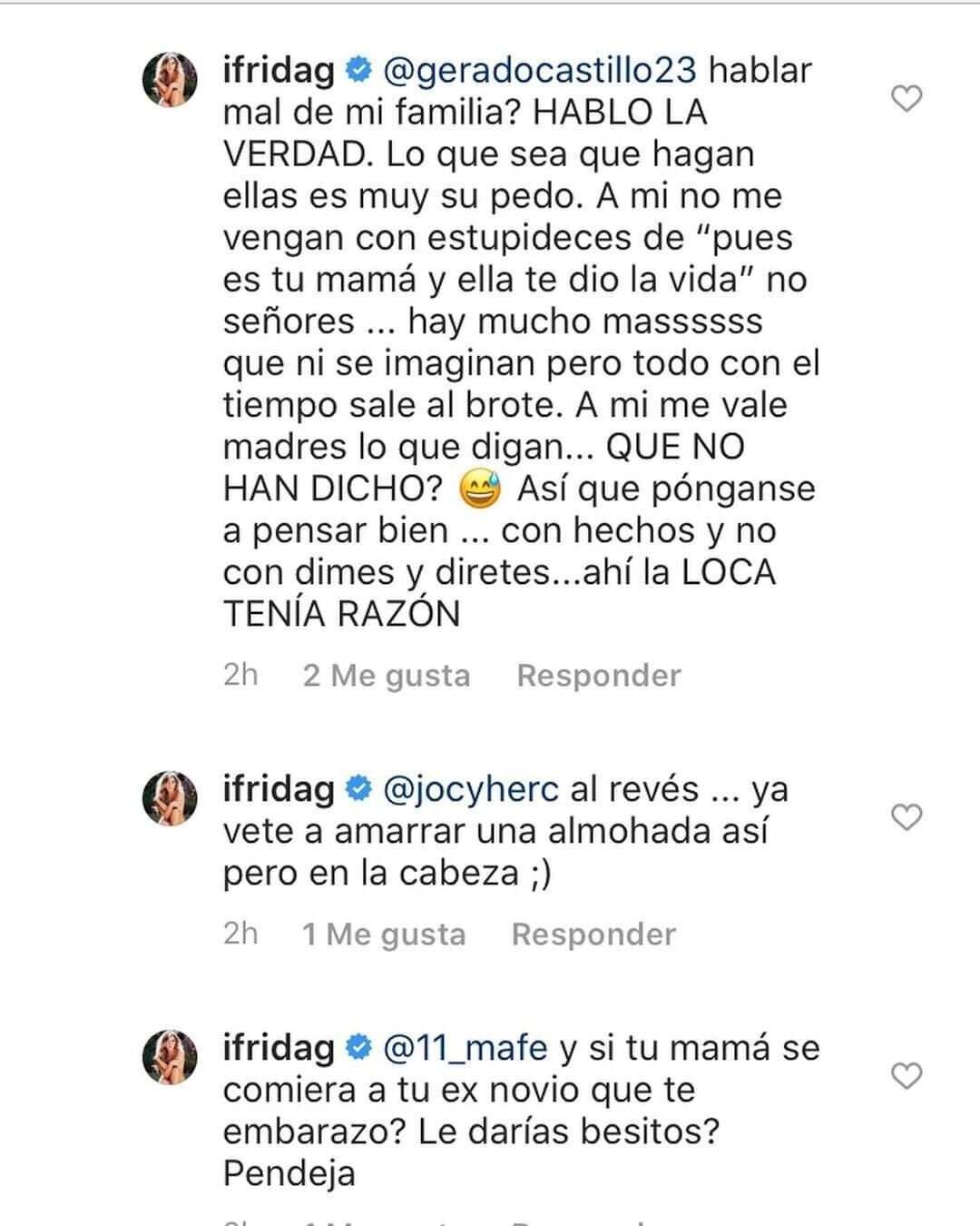 Frida Sofía explota contra haters
