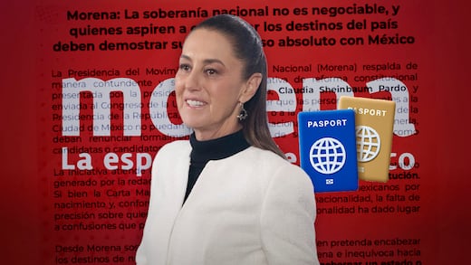 Morena respalda iniciativa contra doble nacionalidad de Claudia Sheinbaum