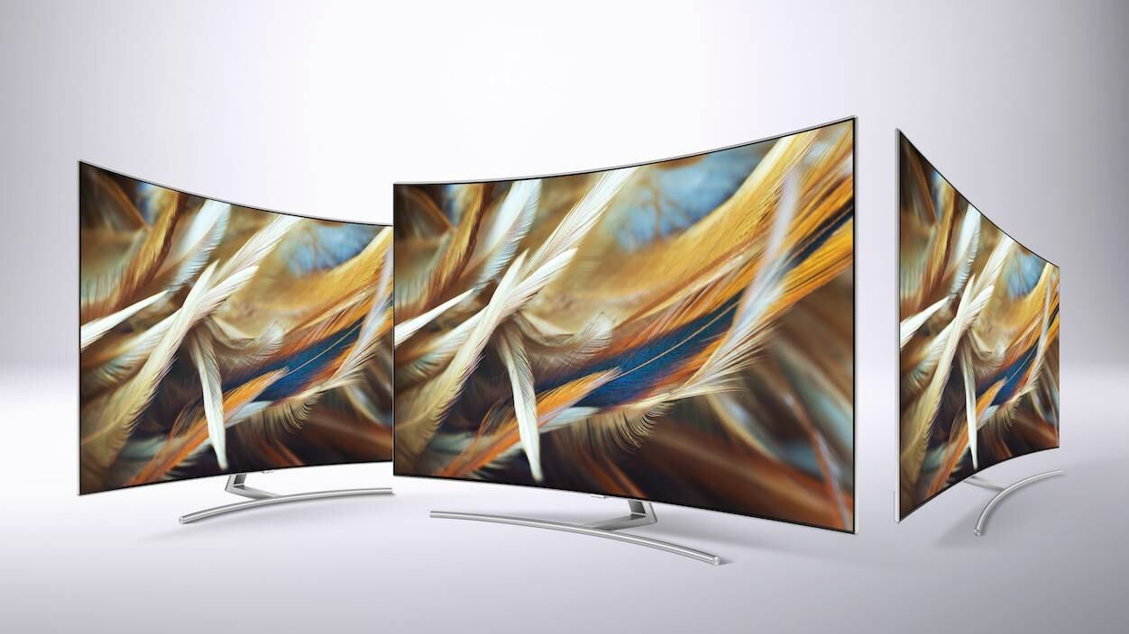 Televisores QLED de Samsung.
