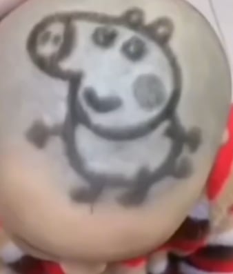 Peinado loco de Peppa Pig para el Día del Niño