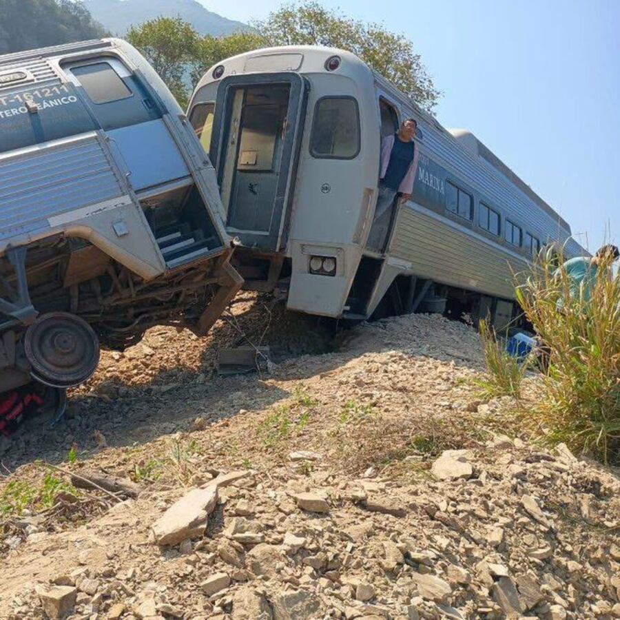 Rocío Nahle anuncia coordinación por descarrilamiento del Tren Interoceánico