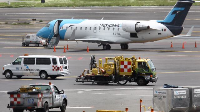 Avión de Mexicana de Aviación